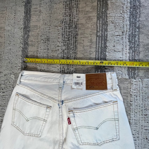 NWT Levis 501 Premium 81 High Rise Loose Tapered Leg Acid Wash Jean Womens 28x31 - Picture 10 of 13